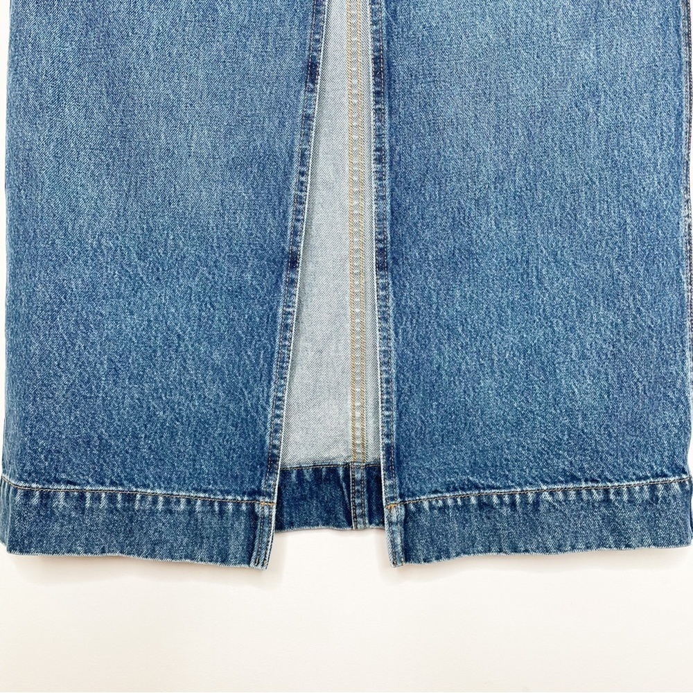 Khaite Neer Jean Denim Midi Skirt Size 29 - Picture 6 of 10